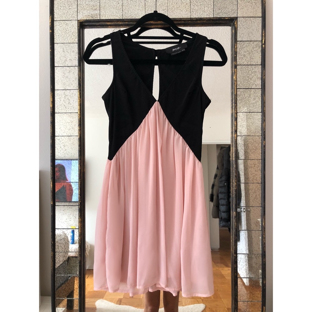 Nasty Gal Color Block Trapeze Dress